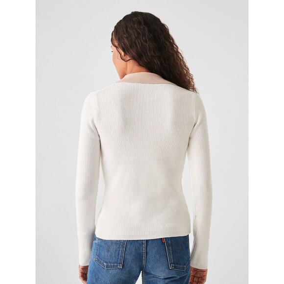 Faherty Mikki Cardigan White - Picture 4 of 11